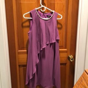 Dress, lavender, sleeveless , special occasion